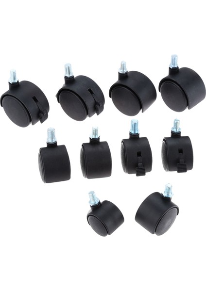 H 1 Adet 360 Derece Dönebilen Evrensel Sürgülü Tekerlekler Mobilya Tekerleri 1/1.25/1.5/2 Inç Fren Arabaları Için Bilgisayar Sandalyesi Tekerlekli Sandalyeler (Yurt Dışından)