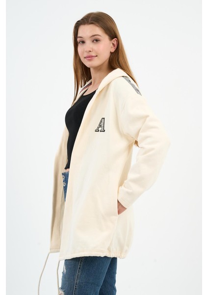 Alexandergardı Kapüşonlu Omuz Detaylı Uzun Hırka (B22-30305) fırsatları