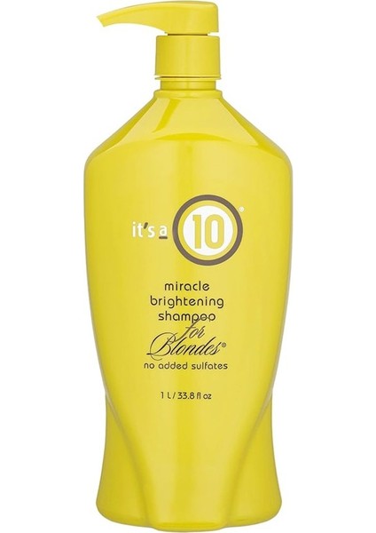 Miracle Brightening Shampoo For Blondes 1 lt