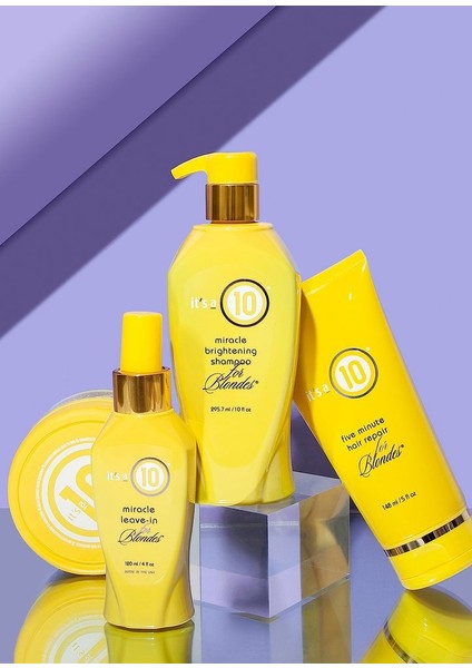 Miracle Brightening Shampoo For Blondes 1 lt