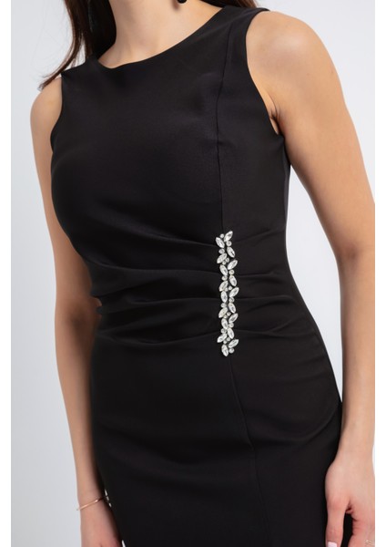 Kadın Siyah Otrişli Söz Nişan Nikah Abiye Elbise fırsatları