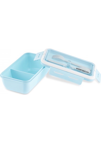 Fusca Çatal Kaşıklı Lunch Box Mavi