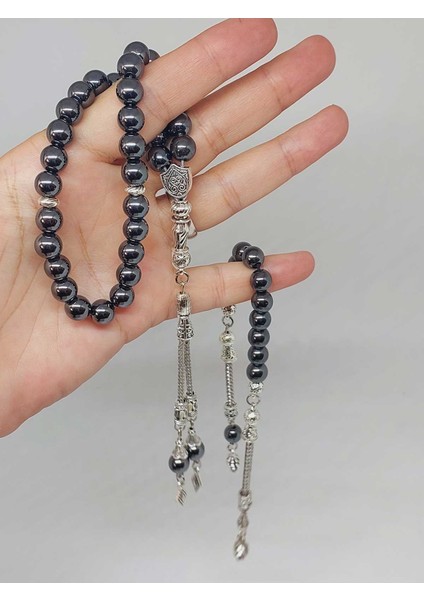 Hematit Taşı 33LÜK ve Zaza (Sallamalık) Tesbih Seti 8mm (55862) fiyatları