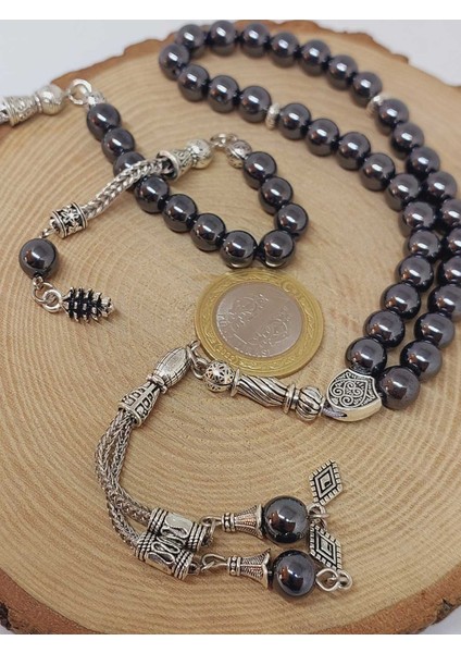 Hematit Taşı 33LÜK ve Zaza (Sallamalık) Tesbih Seti 8mm (55862) indirimleri