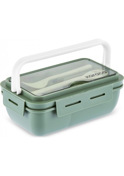 Fusca Çatal Kaşıklı Lunch Box Yeşil