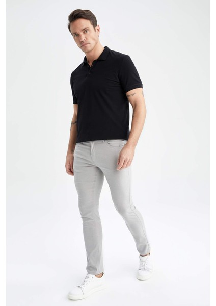 Slim Fit Dar Kesim Dar Paça Chino Kanvas Pantolon T1055AZ23SP fiyatları