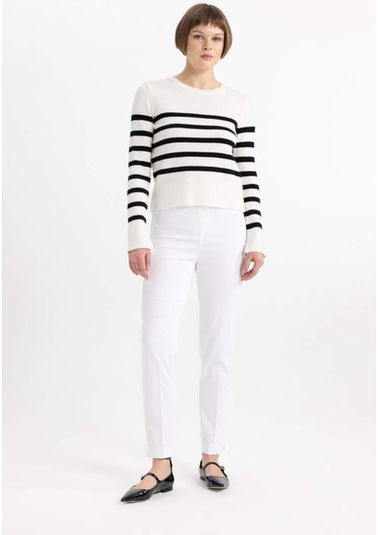 Valentina Cigaret Saten Pantolon J8743AZ23SM