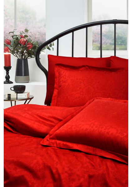 Ornament Çift Kişilik Jakarlı Saten Nevresim Takımı fiyatları