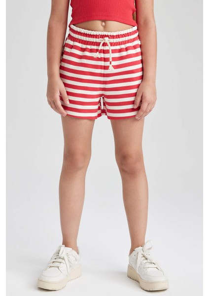 Kız Çocuk Çizgili Şort A2466A823HS indirimleri