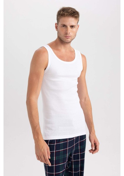 Slim Fit Dar Kesim Ribana 2'li Atlet Y9056AZ23AU modelleri