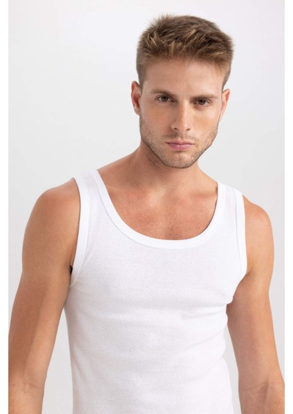 Slim Fit Dar Kesim Ribana 2'li Atlet Y9056AZ23AU fırsatları