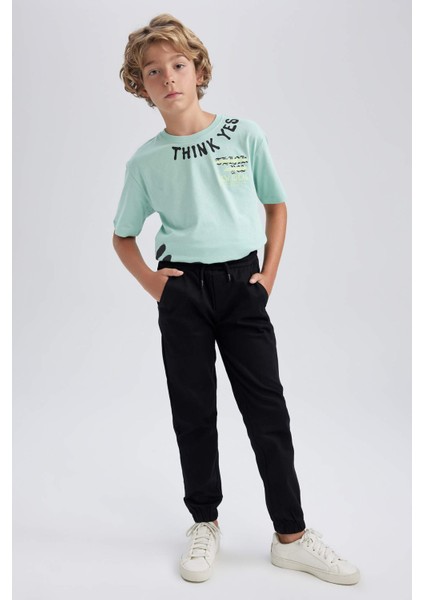 Erkek Çocuk Jogger Jogger Paça Gabardin Pantolon A9395A823WN
