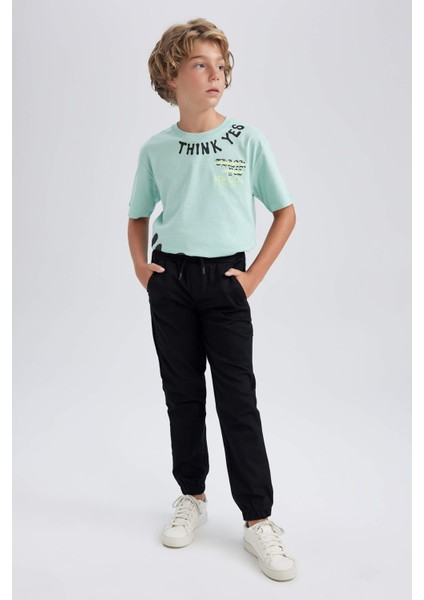 Erkek Çocuk Jogger Jogger Paça Gabardin Pantolon A9395A823WN