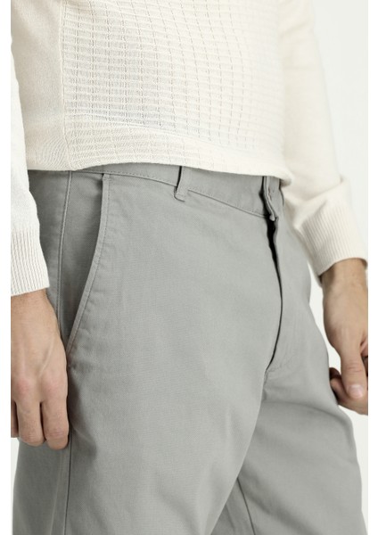 Regular Fit Desenli Likralı Kanvas / Chino Pantolon fırsatları