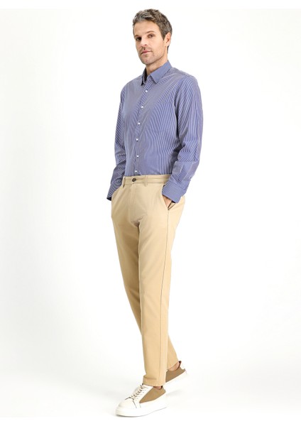 Regular Fit Likralı Kanvas / Chino Pantolon fiyatları