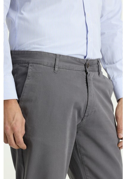 Regular Fit Likralı Kanvas / Chino Pantolon fırsatları