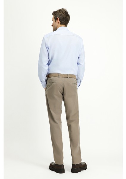 Slim Fit Dar Kesim Likralı Kanvas / Chino Pantolon indirimleri