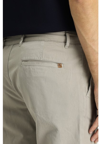 Slim Fit Dar Kesim Likralı Kanvas / Chino Pantolon