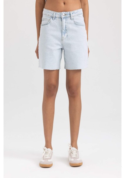 Normal Bel Jean %100 Pamuk Şort B1360AX23HS