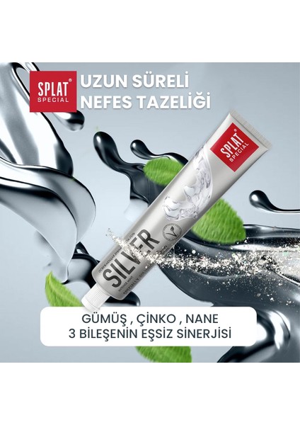 Silver Özel Gümüş Antibakteriyel Diş macunu