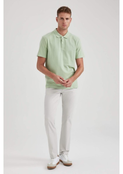 Erkek Yeşil Siyah Regular Fit Düz Kesim Polo Yaka Basic Düz %100 Pamuk Polo Tişört B0643AXNS fiyatları