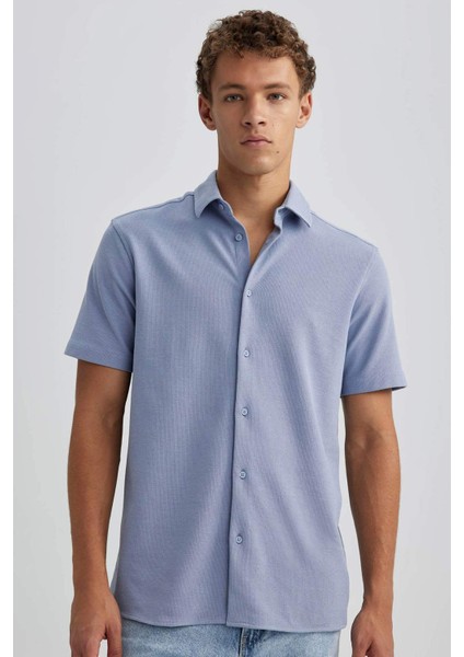 Regular Fit Kısa Kollu Gömlek B4687AX23HS