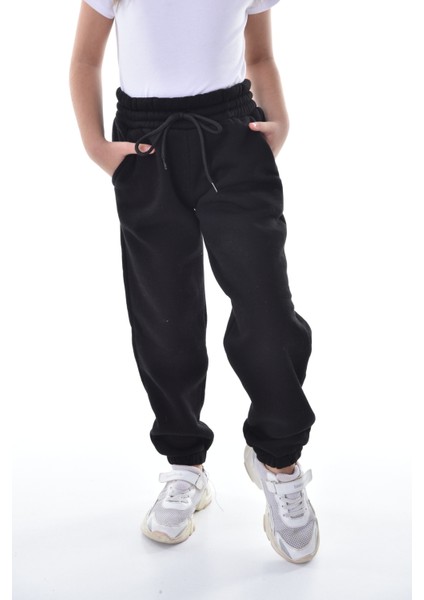 Çocuk Kışlık Kalın Şardonlu 3 Iplik Eşofman Altı Jogger Pantolon fiyatları