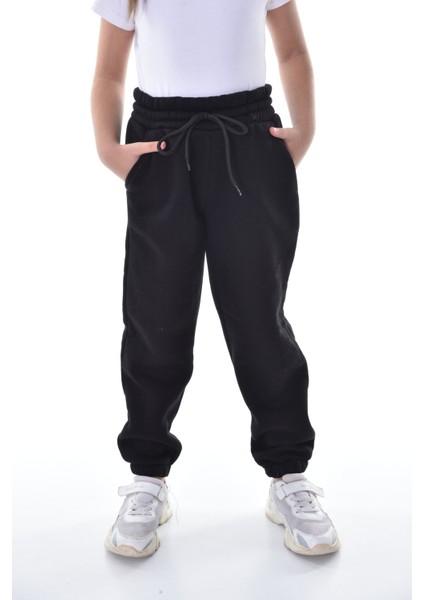 Çocuk Kışlık Kalın Şardonlu 3 Iplik Eşofman Altı Jogger Pantolon modelleri