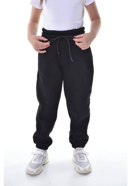 Çocuk Kışlık Kalın Şardonlu 3 Iplik Eşofman Altı Jogger Pantolon fırsatları