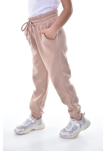 Çocuk Kışlık Kalın Şardonlu 3 Iplik Eşofman Altı Jogger Pantolon fırsatları