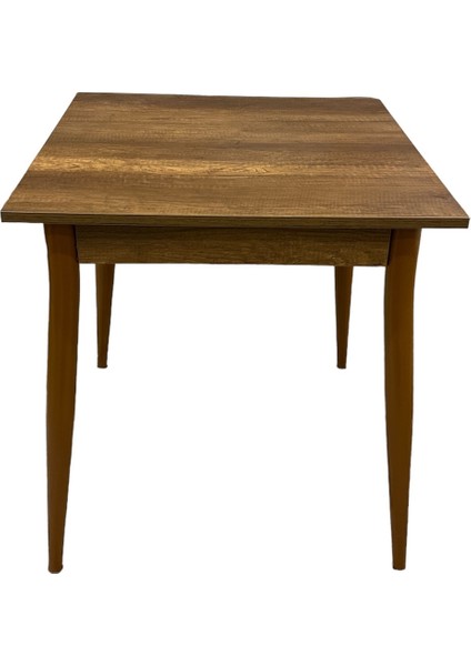 Mendel Masa ve Rivone Sandalye Takımı, Barok Ceviz, 70 x 70