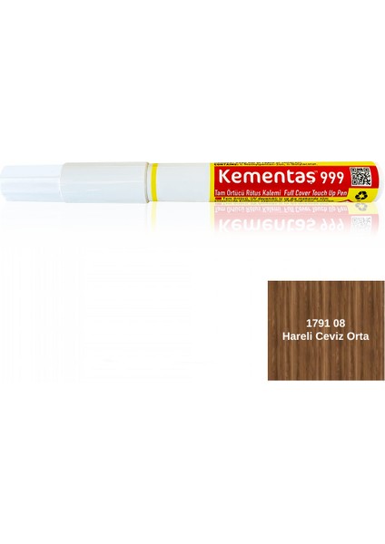 Tam Örtücü Rötuş Kalemleri 1791 08 Hareli Ceviz Orta Tam Örtücü Rötuş Kalem