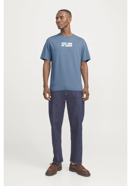 Jjecorp Graphıc Tee Ss O-Neck Noos Bulut