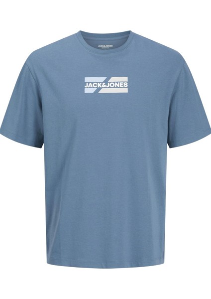 Jjecorp Graphıc Tee Ss O-Neck Noos Bulut