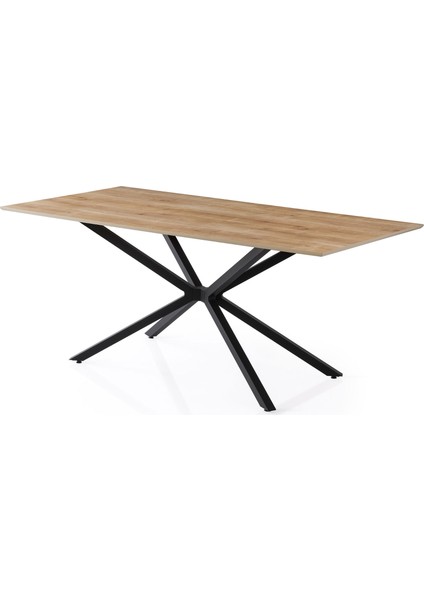 Arven Masa, Rolls Metal Sandalye, Safir Meşe, 180 x 90 modelleri