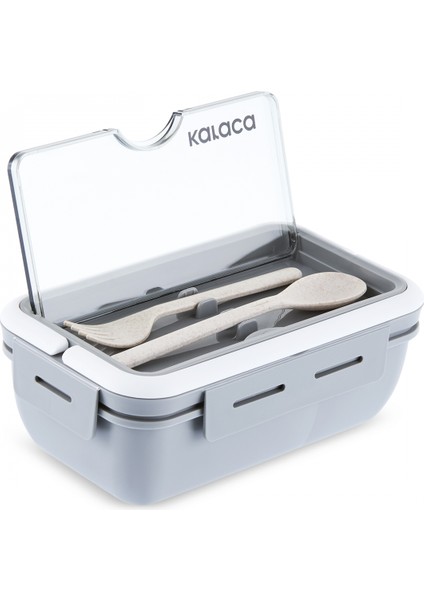Fusca Çatal Kaşıklı Lunch Box Gri modelleri