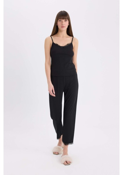 Fall in Love Askılı Pijama Üstü B7066AX23WN