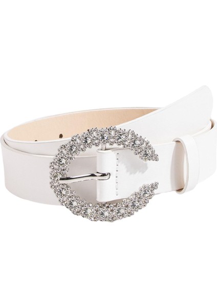 Taşlı C Tokalı Dekoratif Bel Bandı Kot Pu (Yurt Dışından) fiyatları