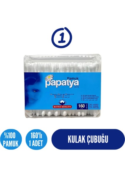 Kulak Temizleme Çubuğu/çöpü 160'LI