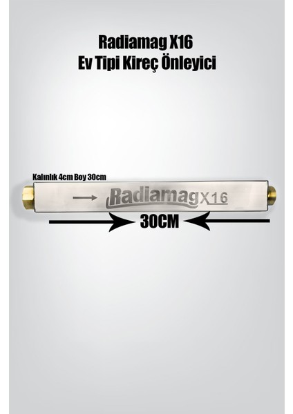 Ev Tipi & Daire Tipi Manyetik Kireç Önleyici X16