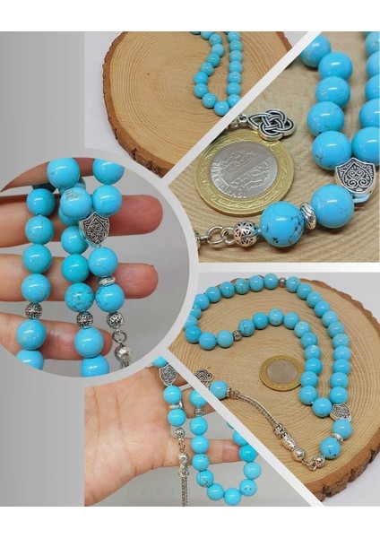 Turkuaz Taşı 33LÜK Tesbih 10MM (54348)