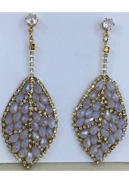 Taşlı Sallantılı Model Abiye Küpe fırsatları