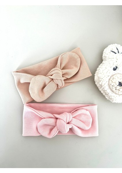 - Bebek - 2'li Bandana Seti - Vizon - Pembe