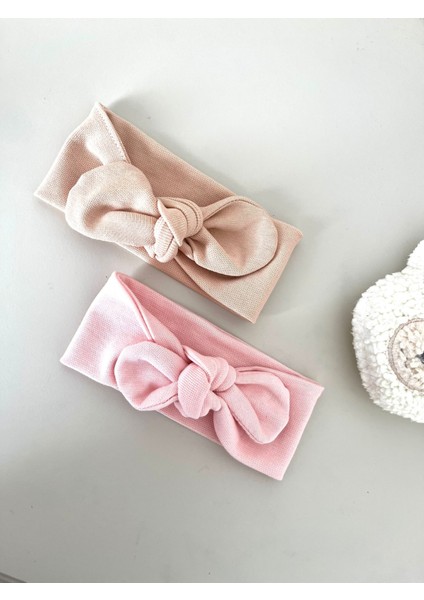 - Bebek - 2'li Bandana Seti - Vizon - Pembe