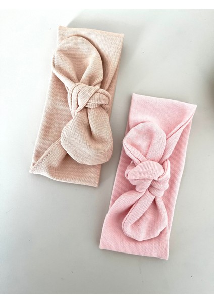 - Bebek - 2'li Bandana Seti - Vizon - Pembe