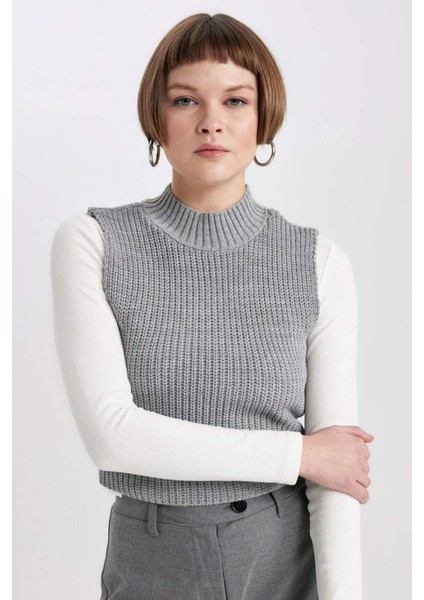 Balıkçı Yaka Selanik Kumaş Süveter C2018AX23CW