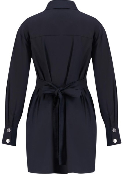 Fiyonklu Naturel Kumaşlı Tunik 24K4300 Siyah modelleri