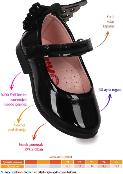 Friga Kelebek Cırtlı Kız Bebek Babet Ayakkabı fiyatları