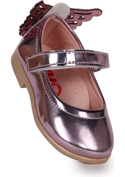 Friga Kelebek Cırtlı Kız Bebek Babet Ayakkabı