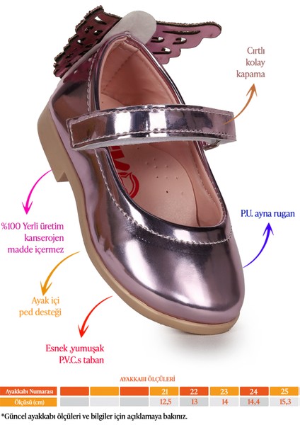 Friga Kelebek Cırtlı Kız Bebek Babet Ayakkabı fiyatları